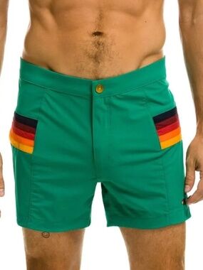 Aviator Nation Shorts Men’s Horizontal 5 Stripe Flex Sz 31 Amazon Color Like New